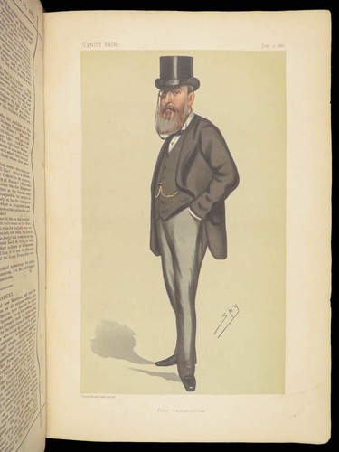 1880 Vanity Fair ART Earl of Nottingham Illustrated COLOR Portraits HUGE - Picture 9 of 24