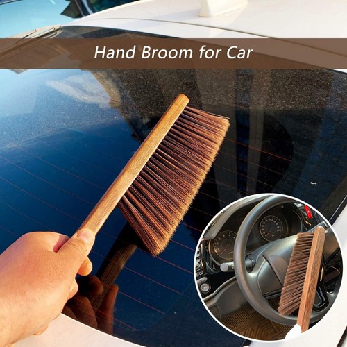 Hand Broom Cleaning Brushessoft Bristles Dusting Brush For Cleaning Car/bed/couc - Picture 3 of 6