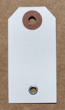 1000 #1 KEY TAGS heavy 13pt tag stock with 2 reinforced holes