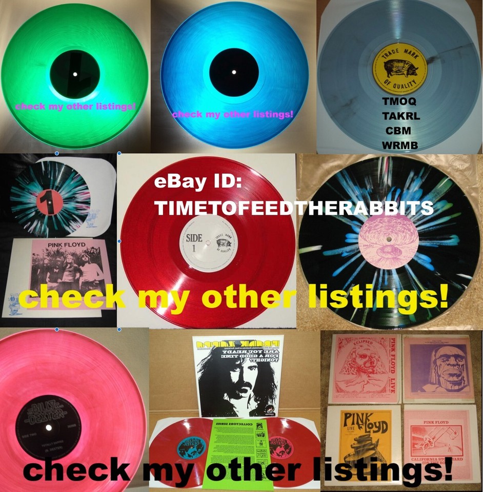 Frank Zappa / Captian Beefheart - rare colored vinyl LP mint #18/50 ...