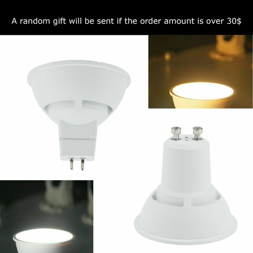 180° Wide Beam Dimmable LED Spotlights Bulbs Acrylic+Aluminum 10W GU10 MR16 220V - Picture 3 of 14