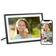 Digital Picture Frame 32GB - WiFi 10.1 HD, Send Photos/Videos Remotely