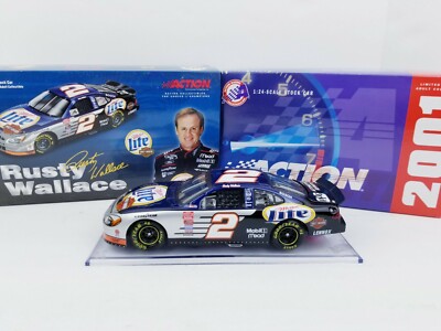 希少!NASCAR Harley-Davidson 2000年製 FORD Action 2001 Rusty Wallace Miller Lite Harley Davidson 1/24