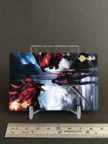 Tarjetas de juego Final Fantasy 35 aniversario UNIQLO Collabo Yoshitaka Amano #4 d - Imagen 3 de 9