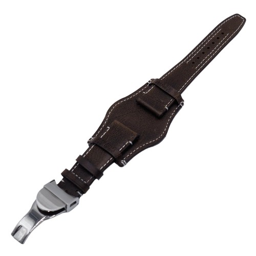 Correa de reloj premium de cuero de becerro de 22 mm para Tudor Black Bay, 4 colores - Imagen 2 de 11