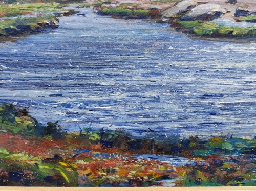 MARK PRESTON (B.1974), DOXEY POOL, THE ROACHES, SIGNED ORIGINAL ACRYLIC PAINTING - Picture 24 of 24