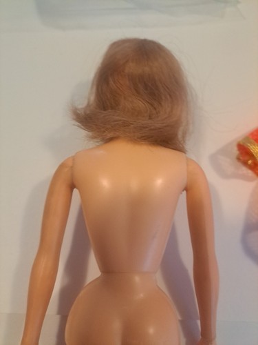 VINTAGE 1970 Dramatic Living Titan blonde Barbie Puppe Original Badeanzug & Jacke - Bild 8 von 11