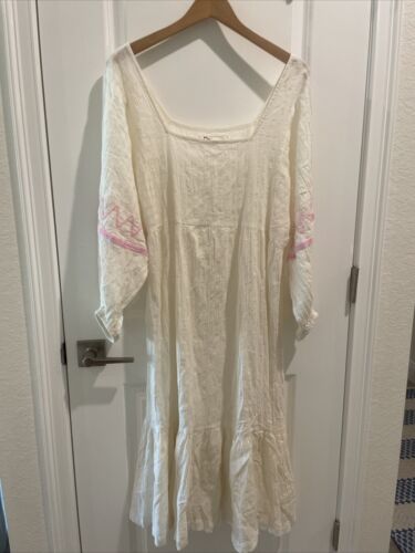 Maxi abito/coverup da donna Pitusa stile baracca taglia standard manica da poeta - Foto 2 di 12