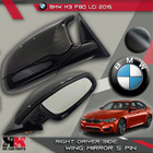 BMW M3 F80 LCI 2015 RIGHT DRIVER SIDE WING MIRROR 5 PIN POWER FOLD CARBON FIBRE.