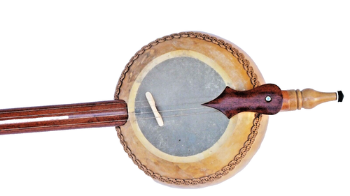 Instrumento de cuerda calidad 4 cursos calabaza Kabak Kemane con bolsa cf10 - Imagen 5 de 10