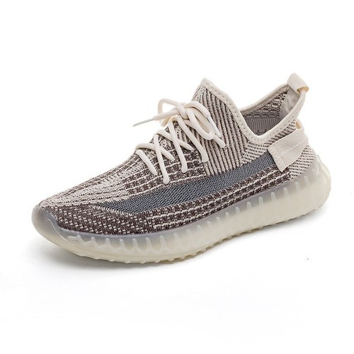 Couples popcorn flying woven sneakers lace-up fitness sneakers running shoes - Picture 21 of 37