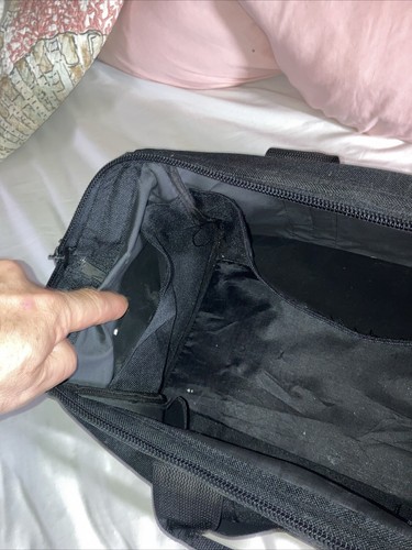 Bolsa de herramientas Coleman negra grande con cierre de cremallera bolsa de herramientas de alta resistencia - usada - Imagen 9 de 17