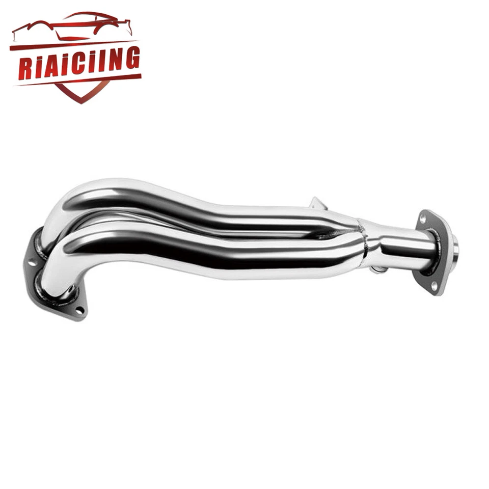 Cabezales de acero inoxidable para Acura Integra LS/RS/GS 1.8 B-Series B16 B18 B20 1994-2001 Foto 3 de 4
