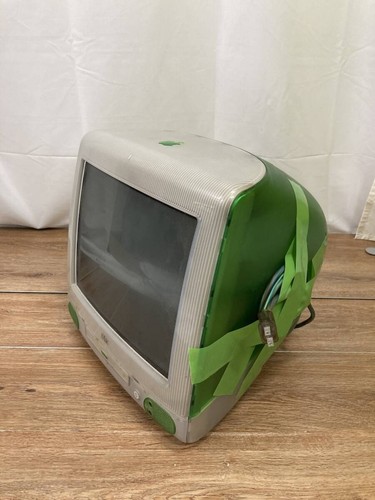 Apple iMac DV Lime Green Vintage G3 Booting OK for Parts or Repair JAPAN JP - Afbeelding 2 van 6