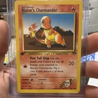 Blaine's Charmander 60/132 Gym Challenge 1st Edition Pokemon Card WOTC Vintage