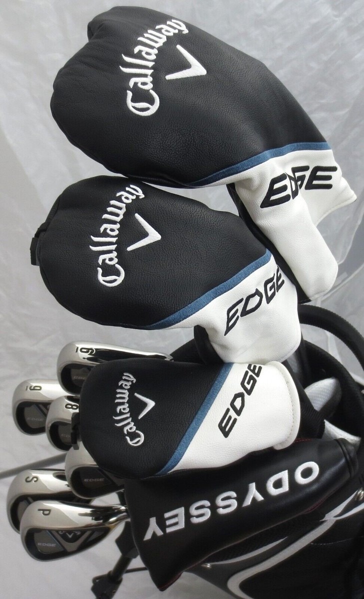 2025 Mens TALL Callaway Golf Set Driver Wood Hybrid Irons Odyssey