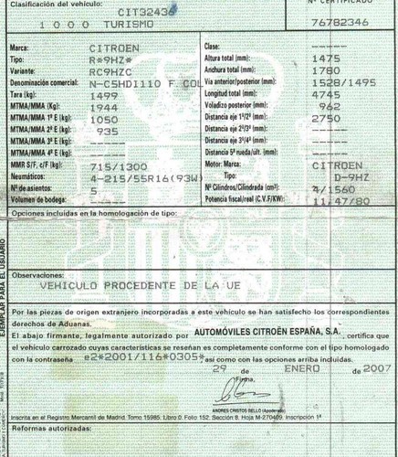 9654068680 BOMBA SUSPENSIÓN CITROËN C5 II RC_ 1.6 HDI RC8HZB 54497 5449733 - Imagen 10 de 10