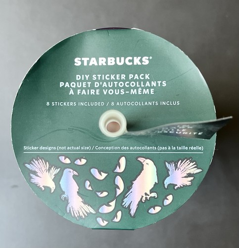 Starbucks Halloween 2022 Ravens Perch GLOW 16 oz Tumbler Includes Stickers *NEW* - Picture 8 of 11