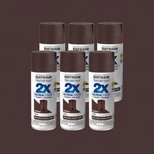 12 Oz. Satin Espresso General Purpose Spray Paint (6-Pack)