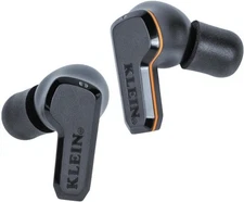 Klein Tools AESEB2 Elite Bluetooth Jobsite Earbuds, True Orange, Black 