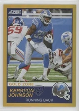2019 Score Gold Zone /50 Kerryon Johnson #214