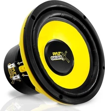 Pyle 6.5 Inch Mid Bass Woofer Sound Speaker System - Pro Loud Range Yellow 