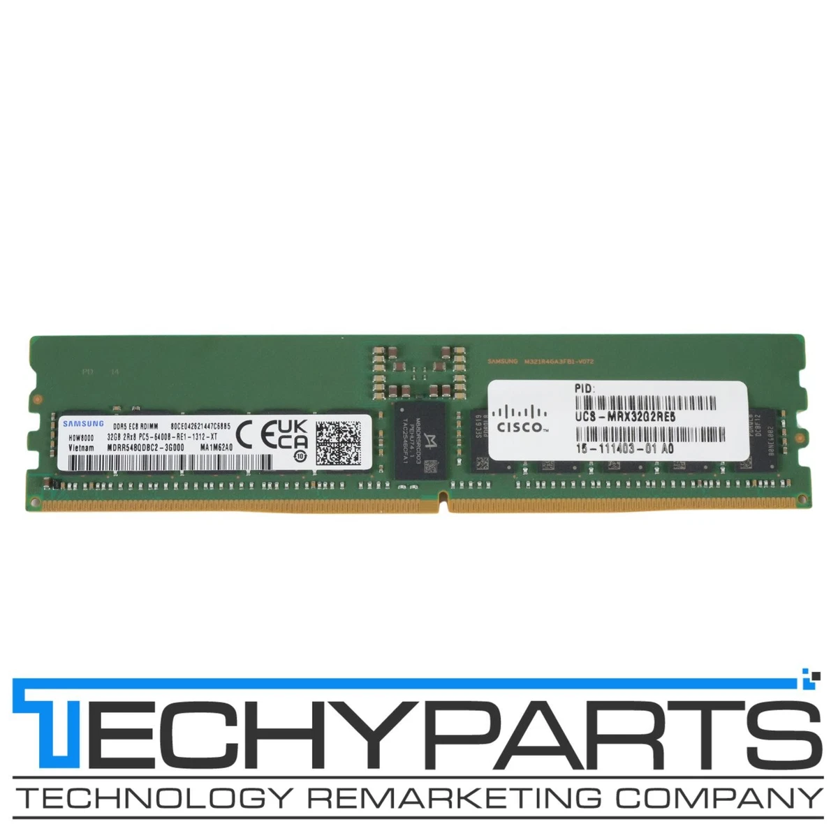 Cisco Network Server Memory (RAM) 32 GB Capacity per Module for