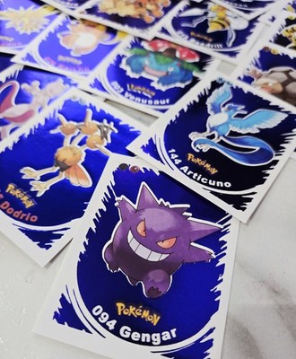 Pokemon Prisma 1 Blue Foil Set - RARE! 30 Stickers!