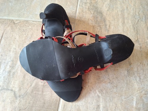 Ladies Size 6 New Look Strappy Sandal Shoes With Heel, NEW with The Wide Fit Tag - Picture 5 of 8