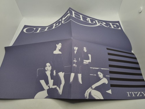 ITZY Album Cheshire 2022 Edition CD Book Mini & Big Posters Fold Box Large K-Pop - Imagen 8 de 9