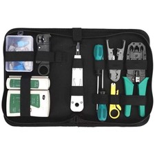 11-in-1 Network Tool Kit for Cat5 Cat6 Ethernet Crimper