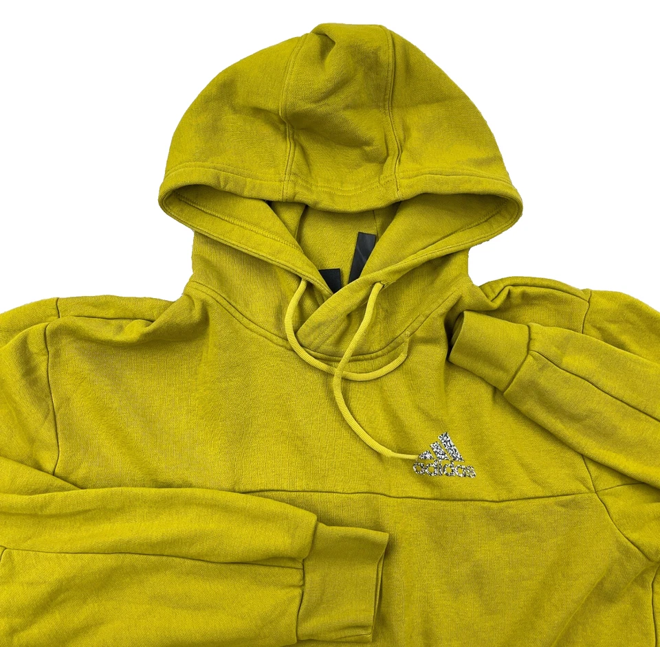 Adidas Sudadera con Capucha Hombre Mediana Verde Sudadera Pullover Con Capucha Adulto Gimnasio Entrenamiento Foto 2 de 4