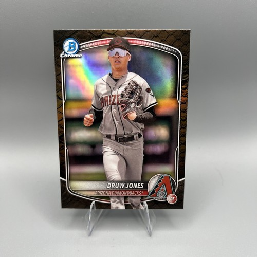 Druw Jones 2025 Bowman Chrome Reptilian Refractor Arizona Diamondbacks BCP-138