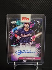2025 TOPPS COSMIC CHROME Dylan Crews ROOKIE AUTO BLACK ECLIPSE /10