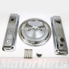 Chrome 5.0 5.7L Chevy Truck Engine Dress Up Kit 1987-95 2wd & 4wd Dual Bolt SB