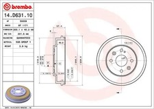 Tambour de frein Mazda DEMIO