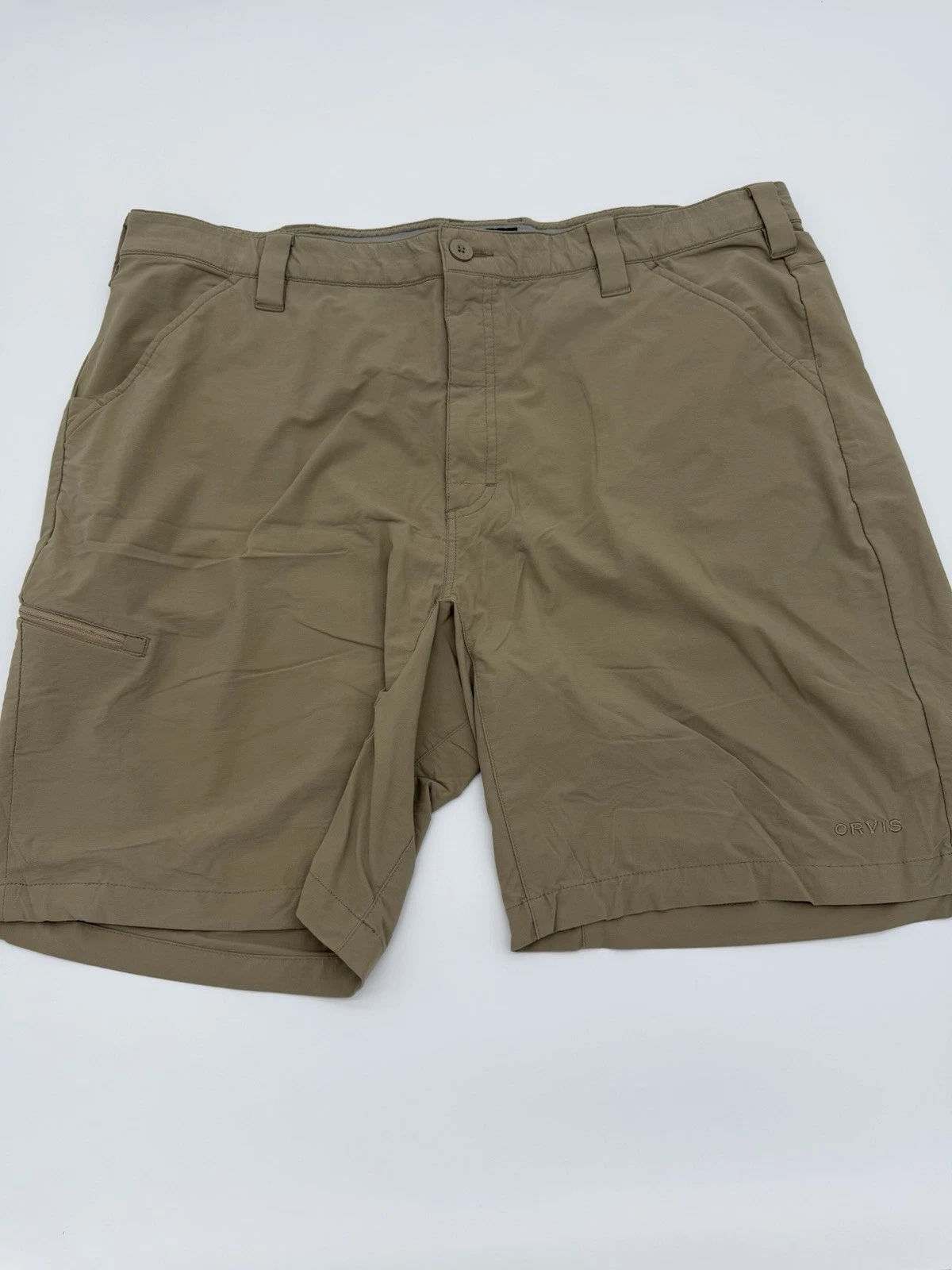 Orvis Jackson Quick-Dry 9” Shorts Mens 40W Beige Hiking Fishing Zip Pocket
Opens in a new window or