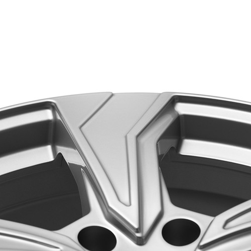 Llantas Dezent KB silver 6.5Jx17 ET39 5x100 para Volkswagen Beetle Bora Fox Golf - Imagen 4 de 5