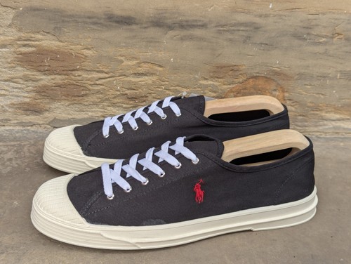 Ralph Lauren Polo 'Essence 100' Canvas Plimsoles. UK 8.5 EU 42.5. - Picture 2 of 8