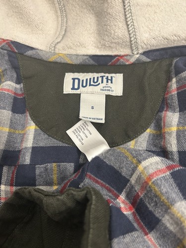 Chaqueta Top Duluth Traiding Para Hombre Talla S Manga Larga Sudadera con Capucha Forrada Lona Pesada - Imagen 3 de 4