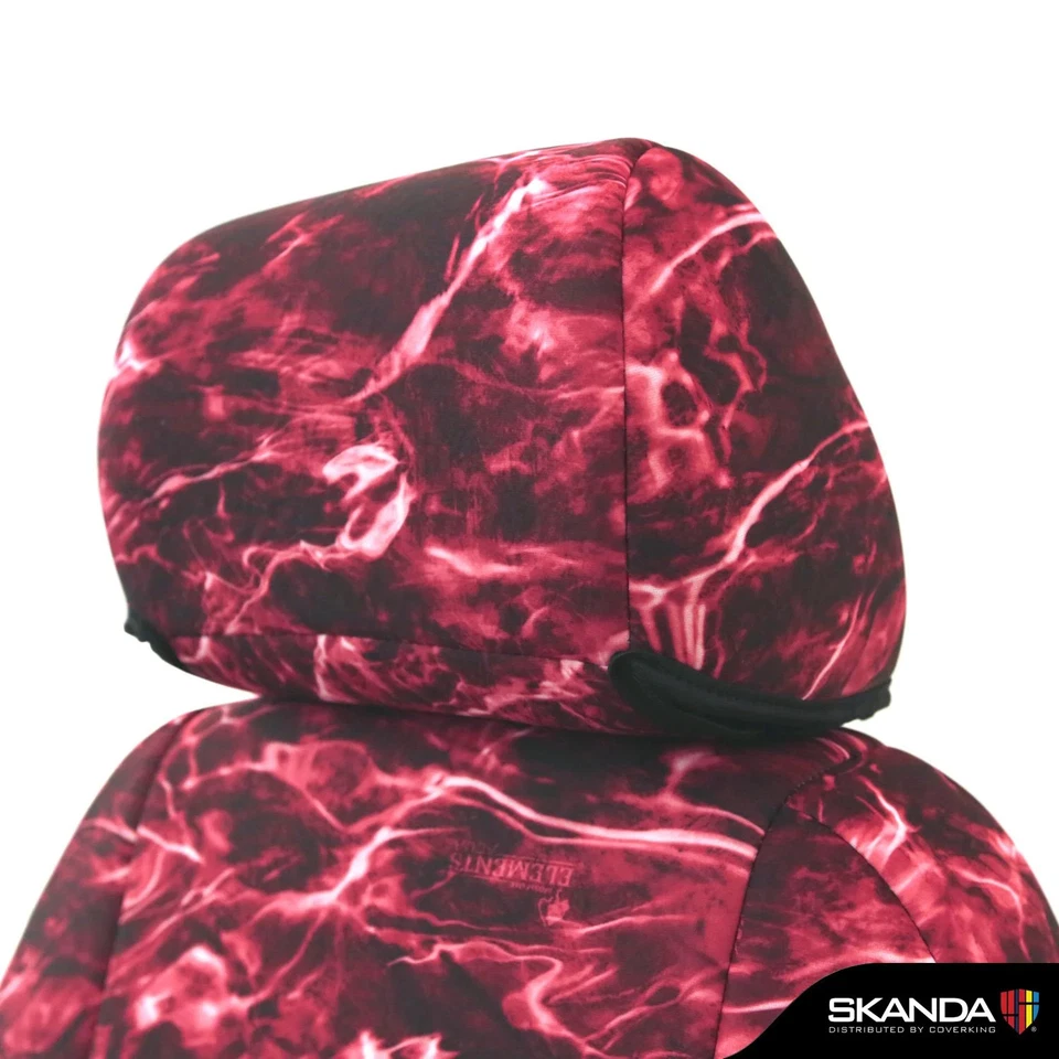 For Mercury Grand Marquis 92-94 Seat Cover Mossy Oak 1st Row Elements Crimson - Imagem 2 de 4