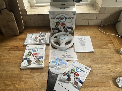 OVP Mario Kart Big Box Version mit Nintendo Wii Spiel und Wheel