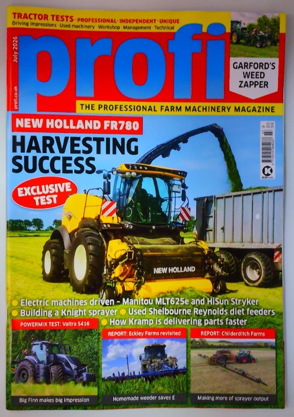 Profi Tractors & Farm Machinery magazine July 2026 New Holland FR780 harvester