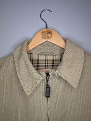 M und S Cordjacke Herren Large Beige Cordoroy Kragen Bomber Marks & Spencer - Bild 3 von 14