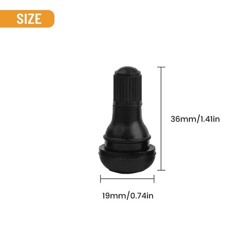 Long Lasting TR412 Rubber Valve Stem Tubeless Nozzle for Durable Performance - Picture 3 of 23