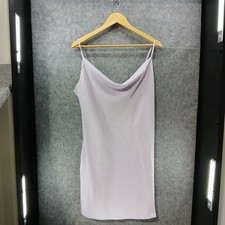 URBAN OUTFITTERS Lavande Cowl Neck Slip Dress Mini Lavender XXL