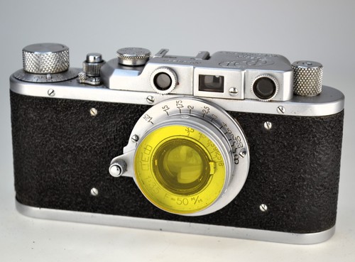 ¡TOTALMENTE REPARADO! CÁMARA RF URS "FED-1 DZERZHINSKIY" + LENTE ALIMENTADA M39 f3.5/50 - Imagen 2 de 10