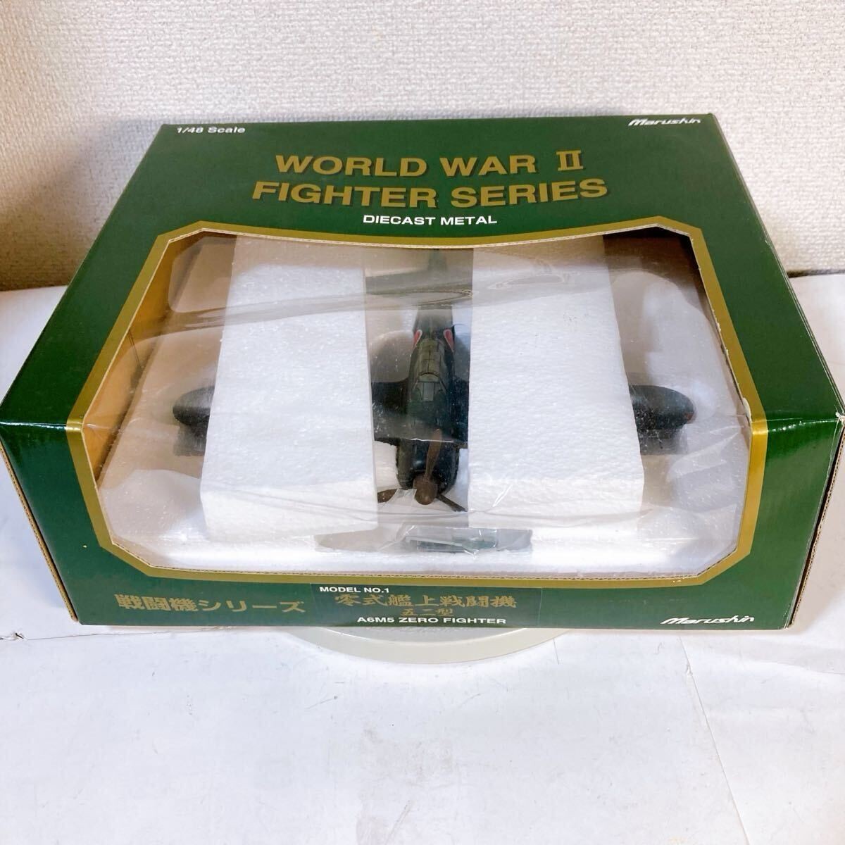 WORLD WAR II FIGHTER SERIES マルシン　1/48 Marushin A6M2 Model 21 Zero Fighter Kaga 1:48 Rare Metal