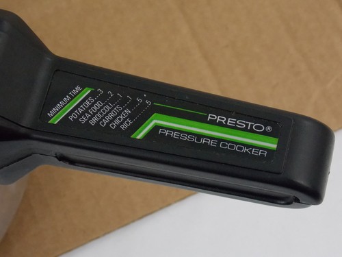 Presto Schnellkochtopf Modell 0126002 409A 6 Quart mit Rezeptanleitung Jiggler - Bild 2 von 7