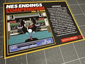 NES ENDINGS COMPENDIUM VOL. 2 1990 Poster Bookmark NINTENDO Castlevania 3 Power